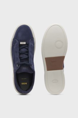 Gary trainers in nubuck, Dark Blue
