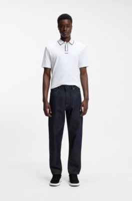 Hugo Cotton polo shirt pikéer herr – bild 2