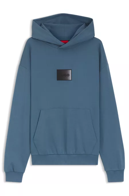 Hoodie aus Baumwoll-Terry mit Gradient-Logo