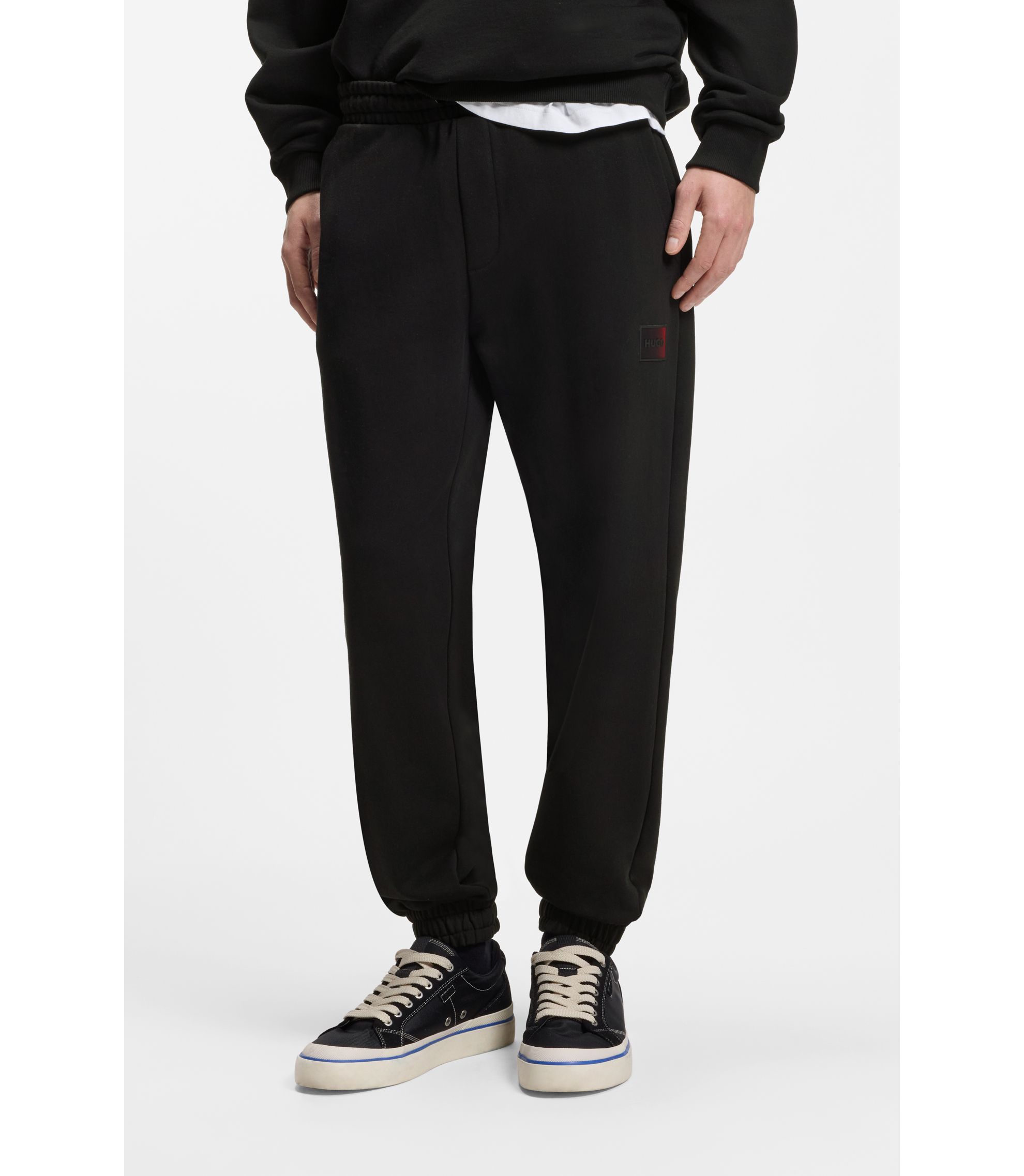 Jogginghose aus Baumwoll-Terry mit Gradient-Logo