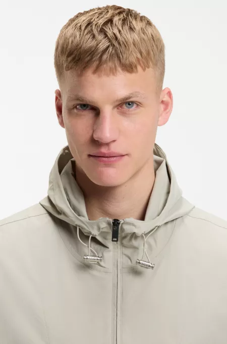 Water-repellent hoodie in a relaxed fit