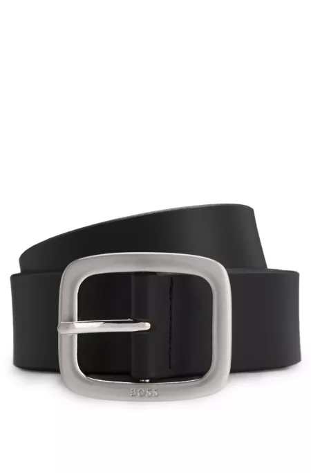 Ceinture en cuir italien avec boucle à ardillon