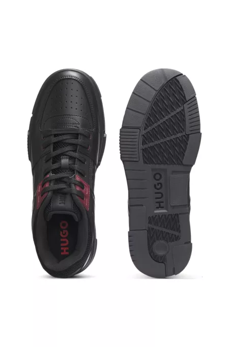 HUGO x RB trainers with bull-graphic logo and perforations