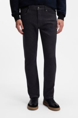 Delaware slim-fit jeans in dark-blue soft-motion denim, Dark Blue