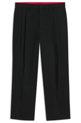 Relaxed-fit jeans in black-black Japanese denim, Black