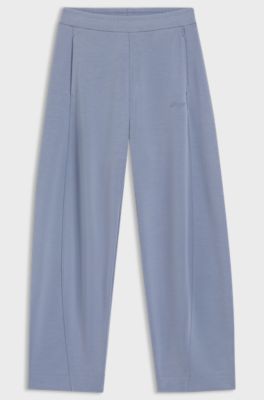 Pantaloni della tuta con fit a palloncino con logo ricamato, Blu