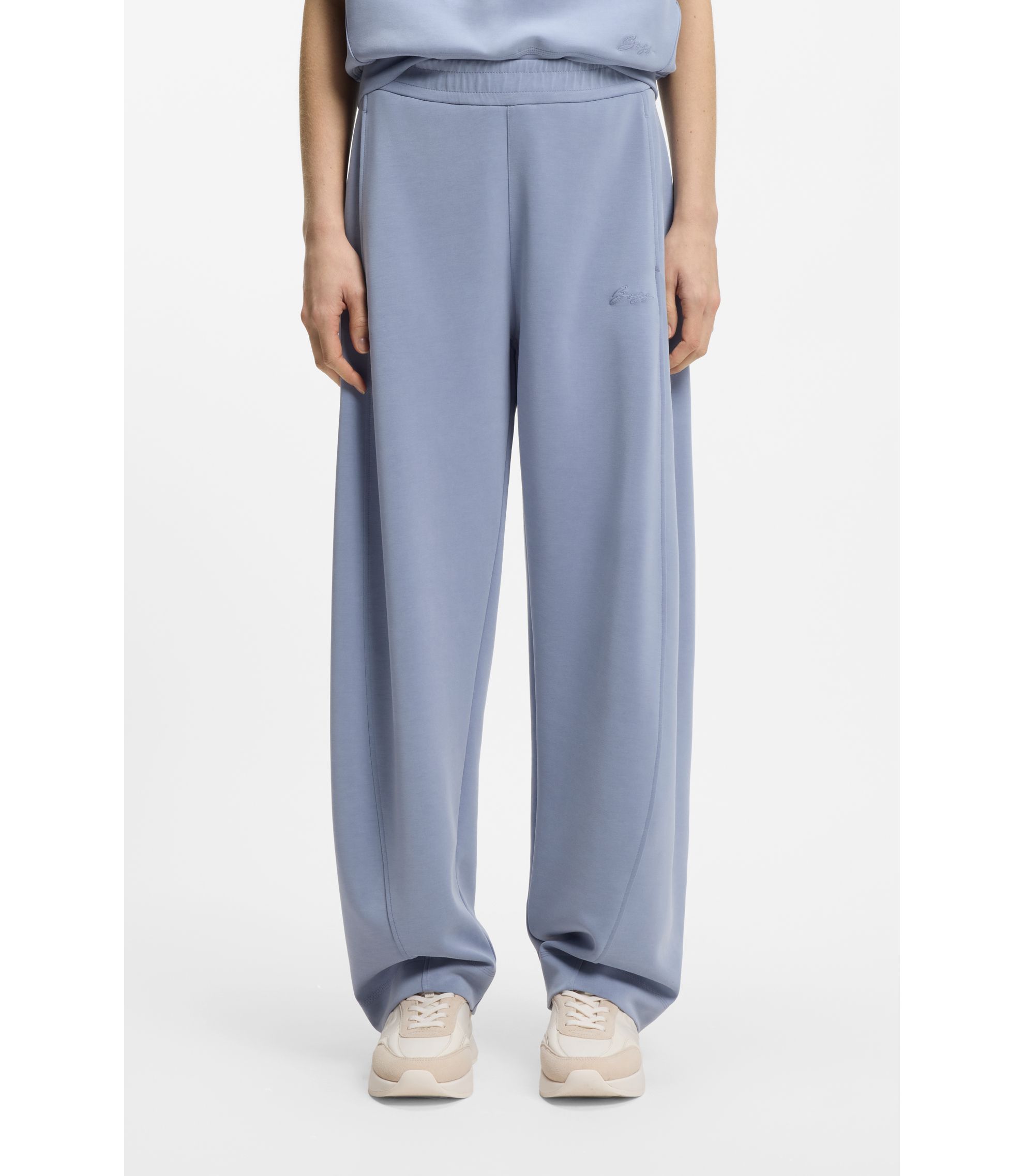 Balloon-Fit Jogginghose mit Logo-Stickerei