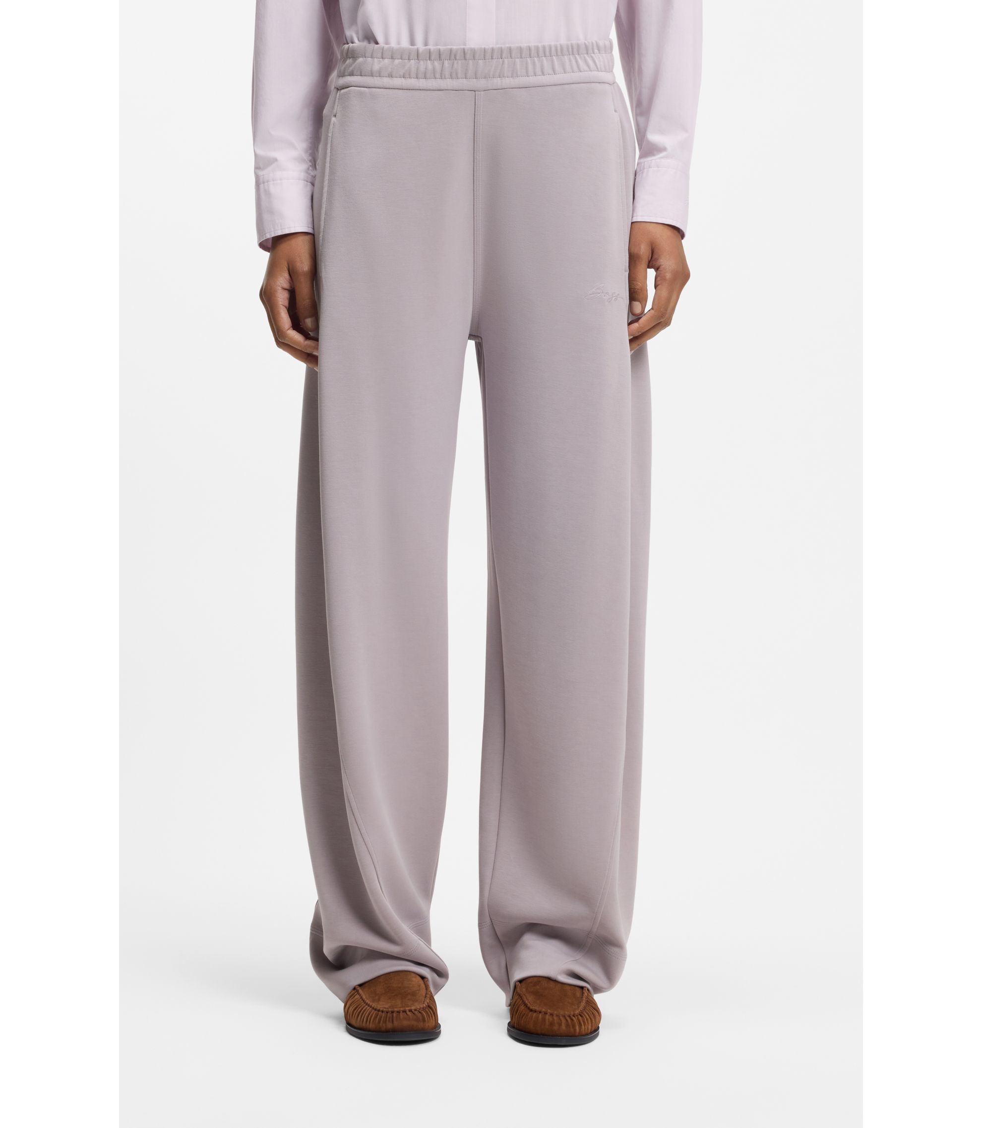 Balloon-Fit Jogginghose mit Logo-Stickerei