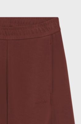 Bas de surv&ecirc;tement Relaxed avec logo brod&eacute;, Rouge sombre