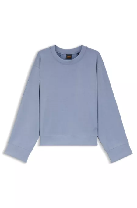 Relaxed-fit sweatshirt with logo embroidery