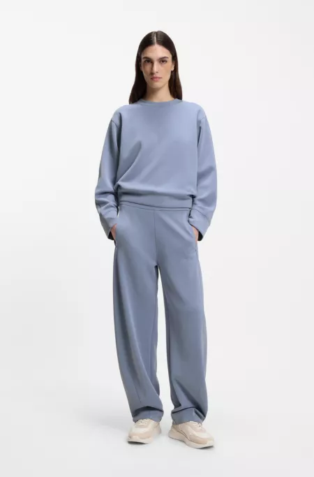 Relaxed-fit sweatshirt with logo embroidery