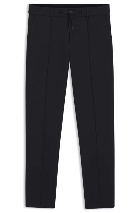 Tapered-fit trousers in performance-stretch fabric