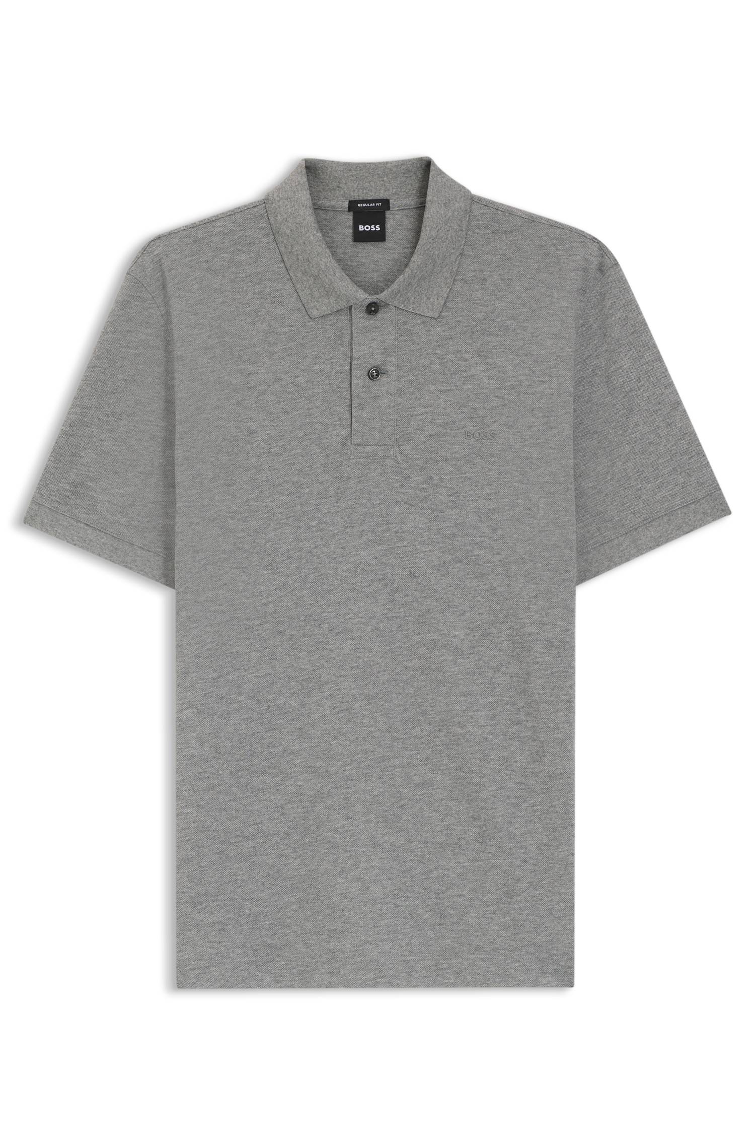 Boss Pallas cotton polo shirt pikéer herr – bild 4