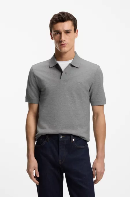 Pallas polo shirt in cotton piqué with embroidered logo