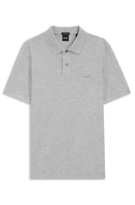 Pallas polo shirt in cotton piqué with embroidered logo