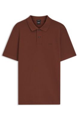 Pallas cotton polo shirt, Brown