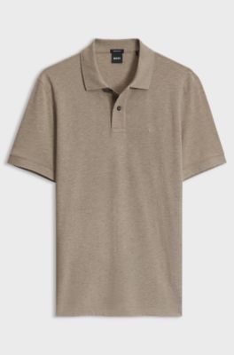 Pallas cotton polo shirt, Light Brown