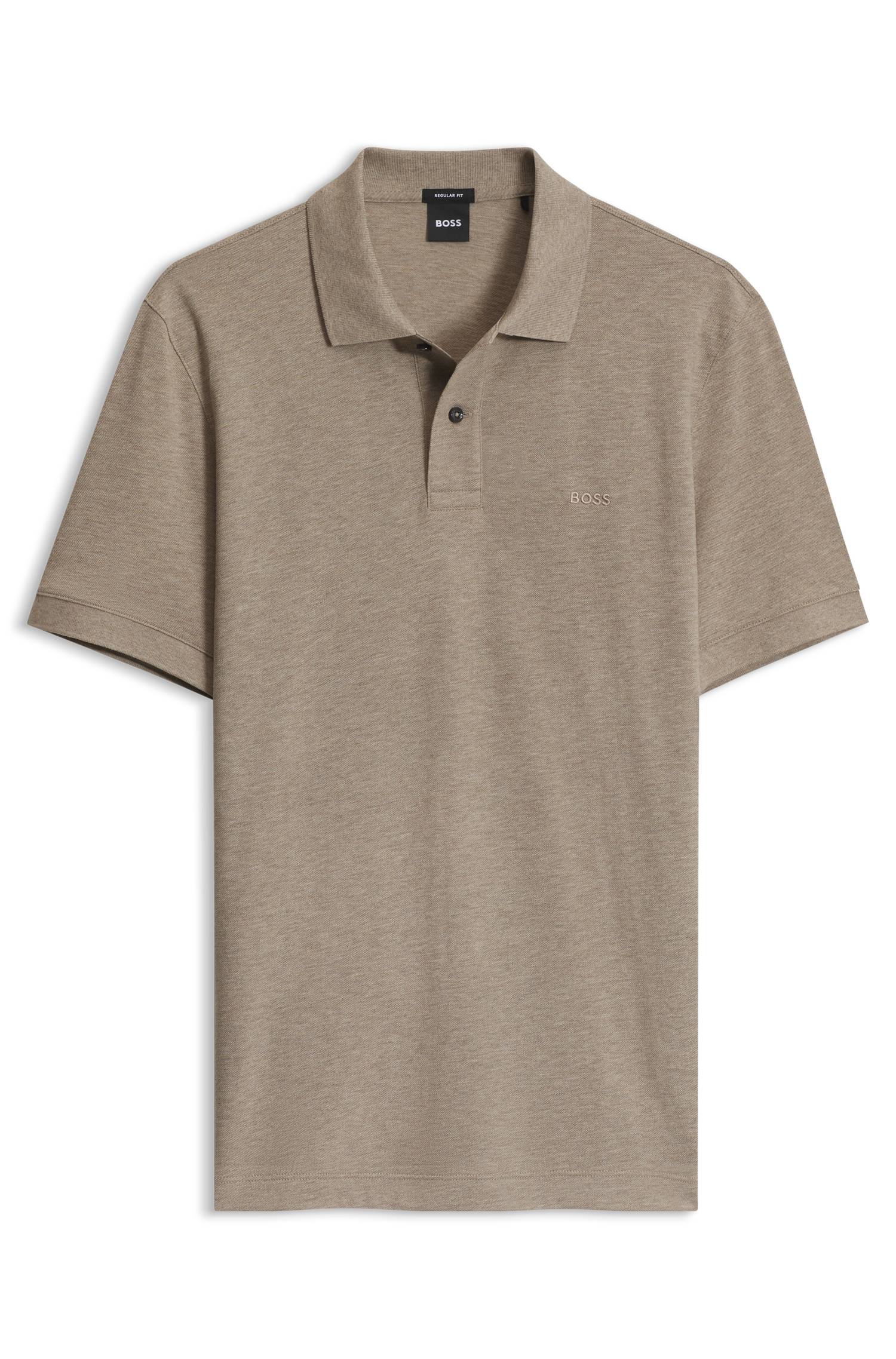 Boss Pallas cotton polo shirt pikéer herr – bild 4