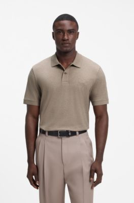 Pallas cotton polo shirt, Light Brown