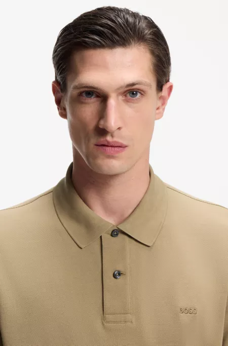 Pallas polo shirt in cotton piqué with embroidered logo