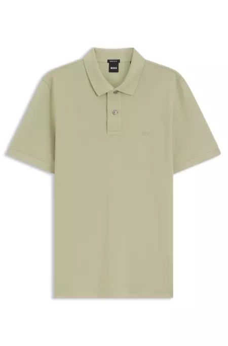 Pallas polo shirt in cotton piqué with embroidered logo
