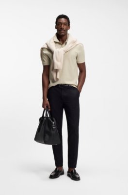 Boss Pallas cotton polo shirt pikéer herr – bild 2