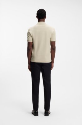 Boss Pallas cotton polo shirt pikéer herr – bild 3