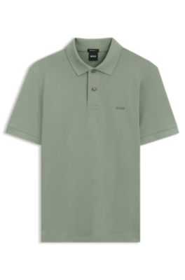Pallas cotton polo shirt, Light Green