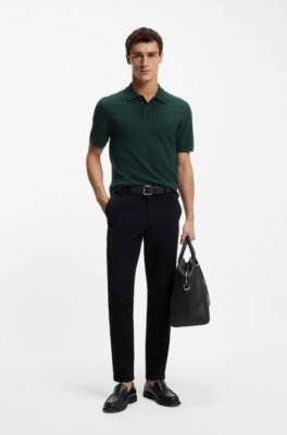 Boss Pallas cotton polo shirt pikéer herr – bild 2