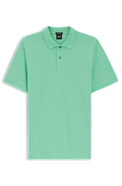 Pallas polo shirt in cotton piqué with embroidered logo