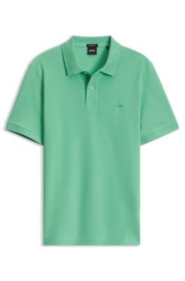 Boss Pallas cotton polo shirt pikéer herr – bild 4