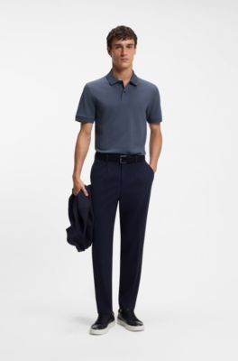 Pallas cotton polo shirt, Dark Blue