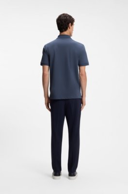 Boss Pallas cotton polo shirt pikéer herr – bild 3