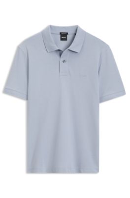Pallas cotton polo shirt, Light Blue