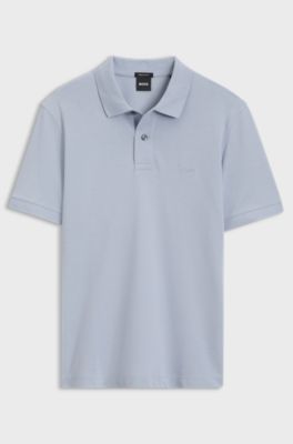 Pallas cotton polo shirt, Light Blue