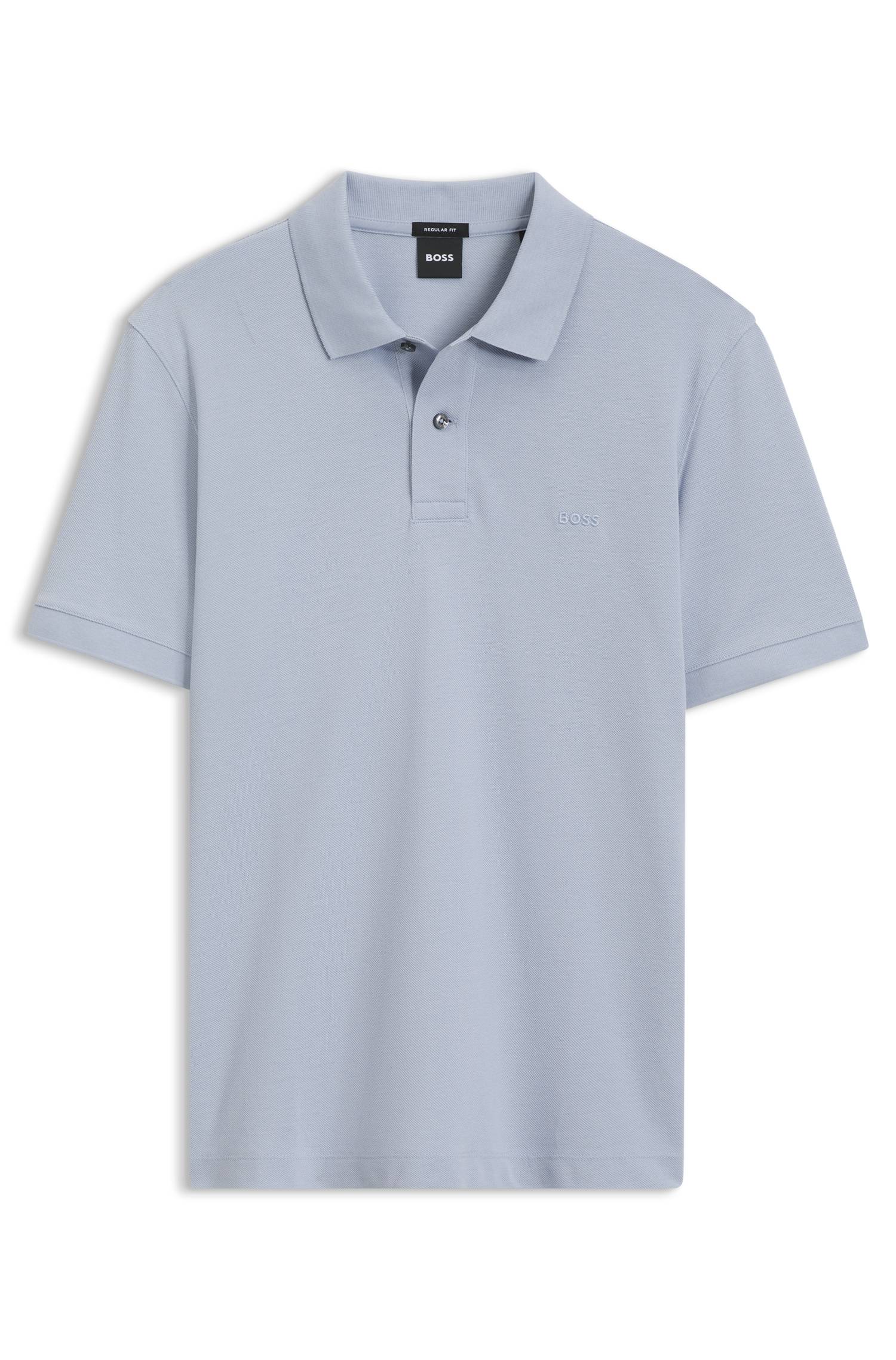 Boss Pallas cotton polo shirt pikéer herr – bild 4