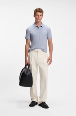 Pallas cotton polo shirt, Light Blue