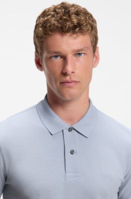 Pallas cotton polo shirt, Light Blue