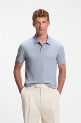 Pallas cotton polo shirt, Light Blue