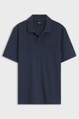 Pallas cotton polo shirt, Dark Blue