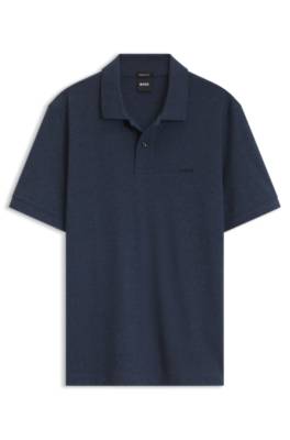 Boss Pallas cotton polo shirt pikéer herr – bild 4