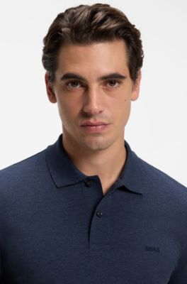 Pallas cotton polo shirt, Dark Blue