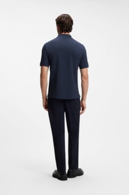 Boss Pallas cotton polo shirt pikéer herr – bild 3