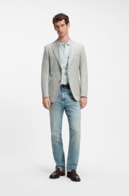 Polo Pallas in piqu&eacute; di cotone con logo ricamato, Celeste