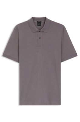 Pallas cotton polo shirt, Dark Purple