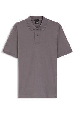 Pallas polo shirt in cotton piqué with embroidered logo
