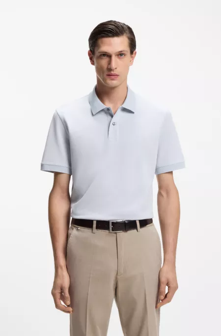 Pallas polo shirt in cotton piqué with embroidered logo