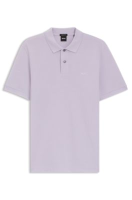 Pallas cotton polo shirt, Light Purple