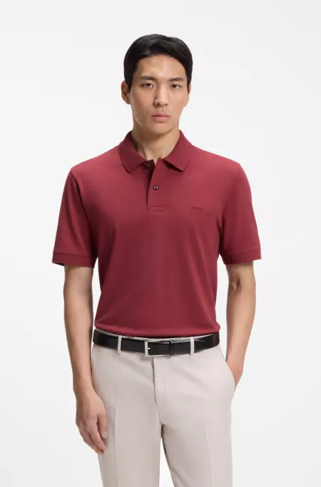 Pallas polo shirt in cotton piqué with embroidered logo