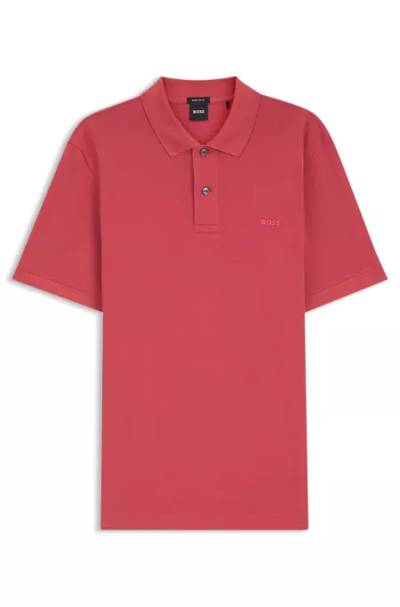 Pallas polo shirt in cotton piqué with embroidered logo